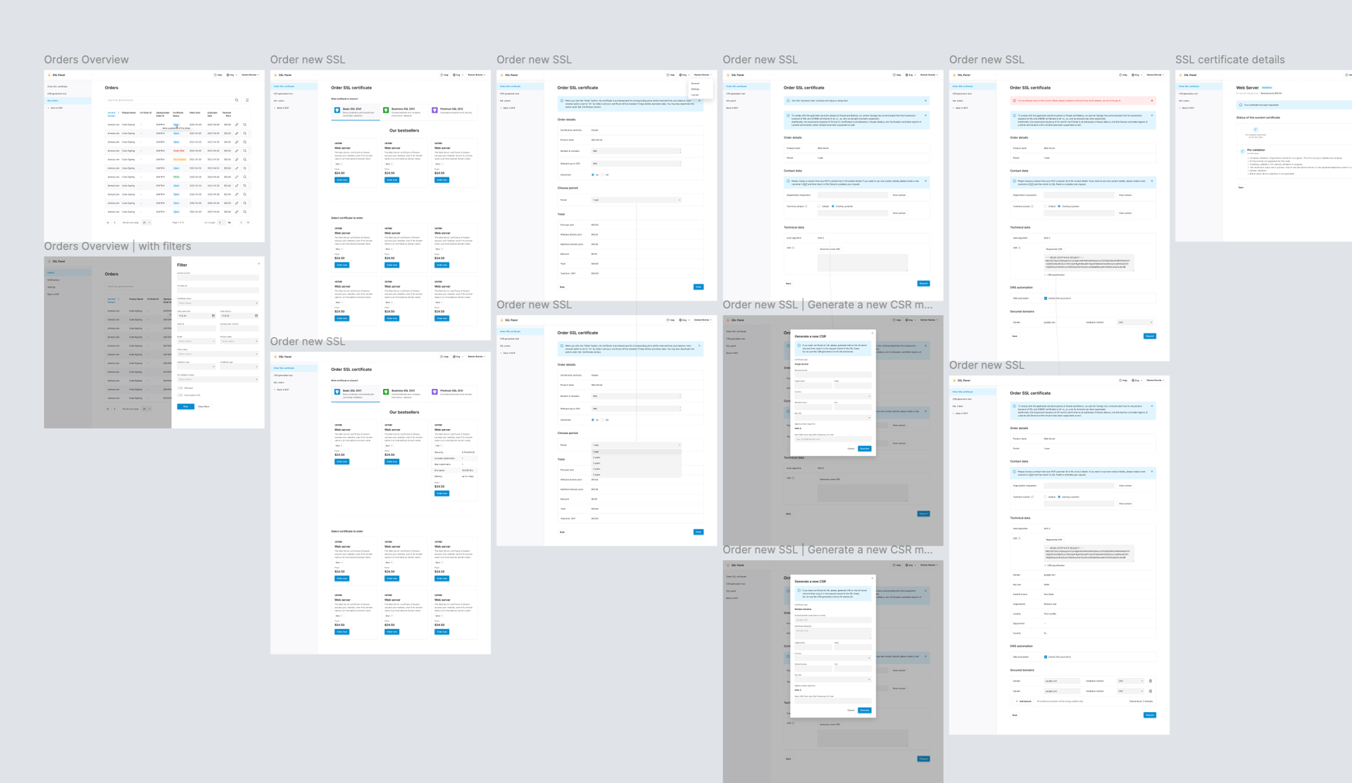 Openprovider design system components